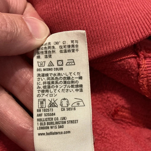 Hollister Full Zip Hooded Sweatshirt M - Picture 13 of 16